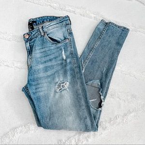 H&M distressed jeans